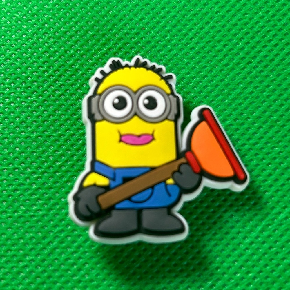 🌼 (5/$10 or 10/$15) NEW “Minion” Fun Croc Shoe Charm Collection